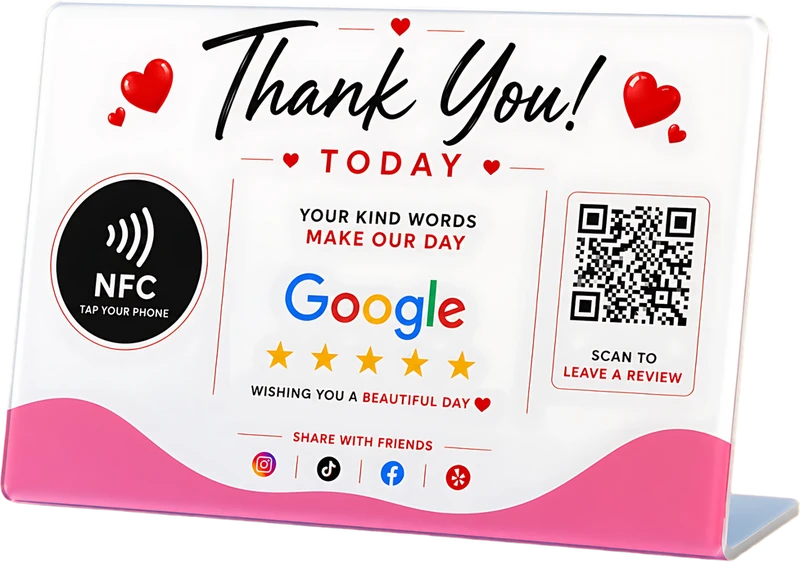 1 Standing NFC Display