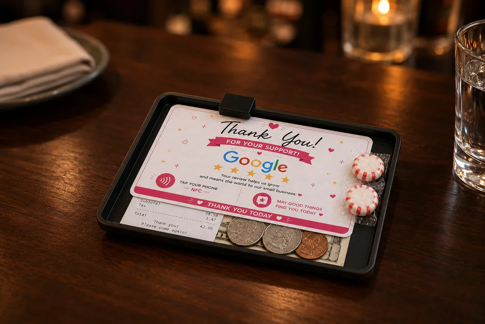 On Restaurant Tables
